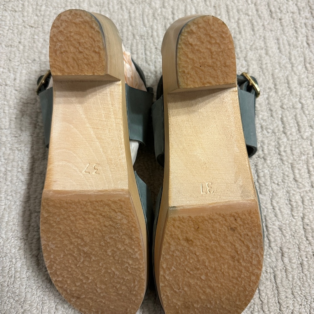 Bryr - Miranda Peep-toe Block Heel in Agave Size 7 - Picture 5 of 6